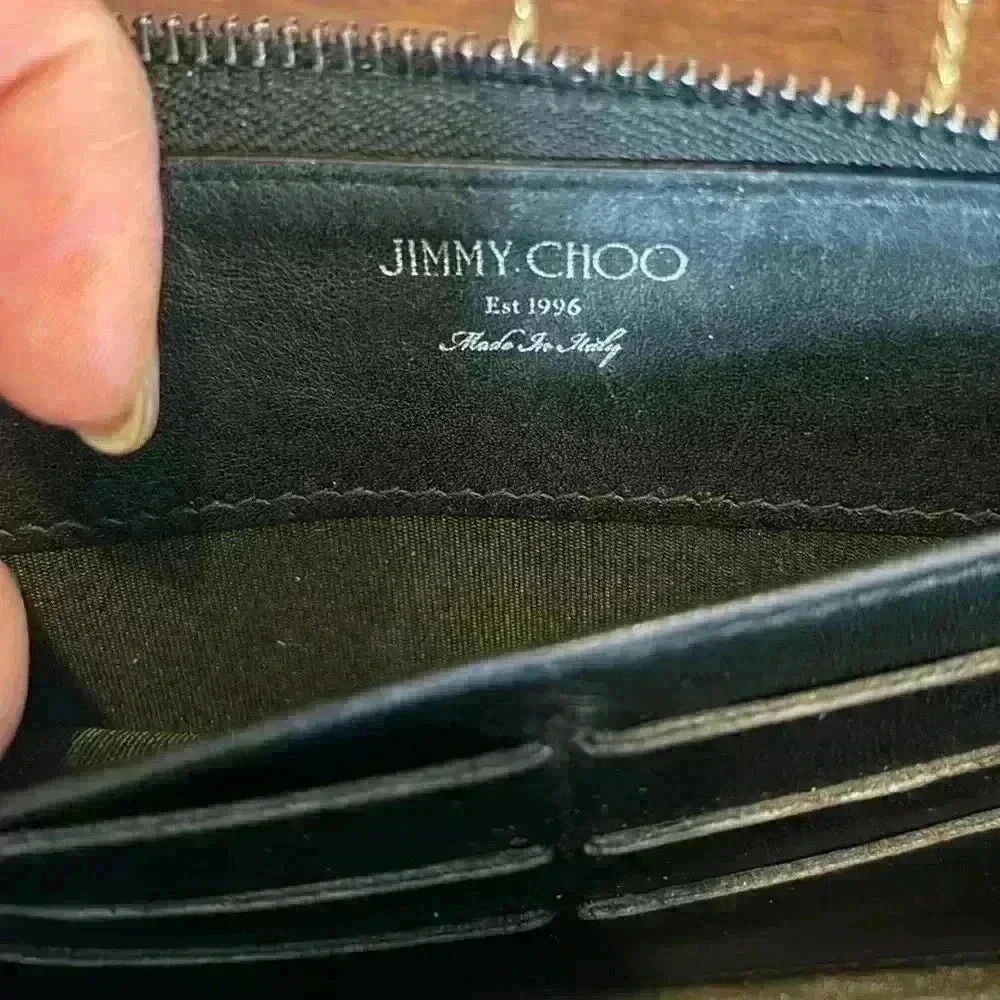 Jimmy Choo Carnaby Star Studded Zippy Wallet - Picture 2 of 9